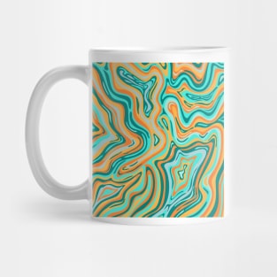 Aero Blue and Atomic Tangerine Inkscape Mug